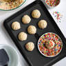 HENGANRUI Baking Sheet Pan Set,Cookie Sheets For Oven, Diamond Texture